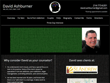 Tablet Screenshot of davidashburner.com